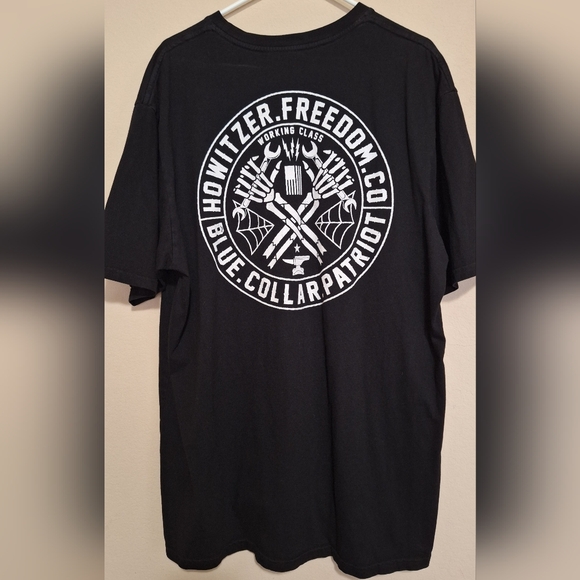 Howitzer Freedom 2xl Black Short Sleeve Tee - Picture 2 of 5